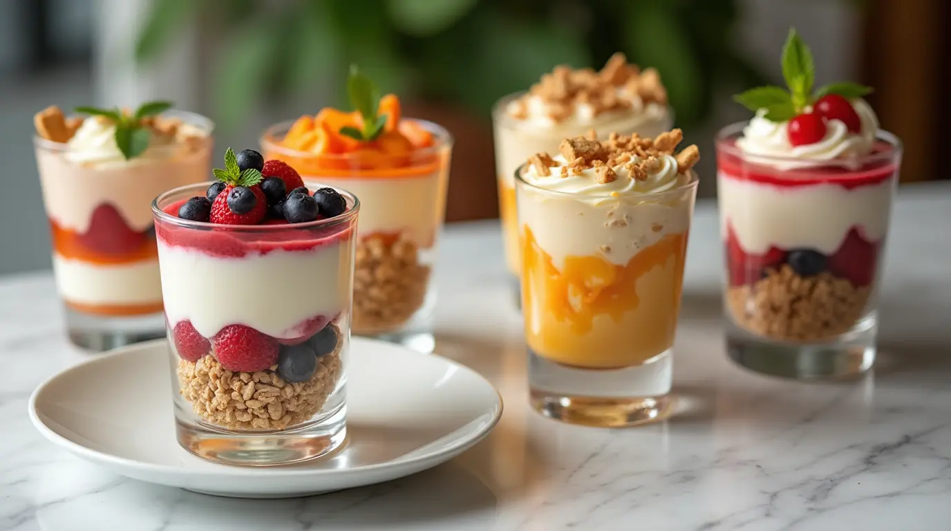 Elegant Assortment of Dessert Cups